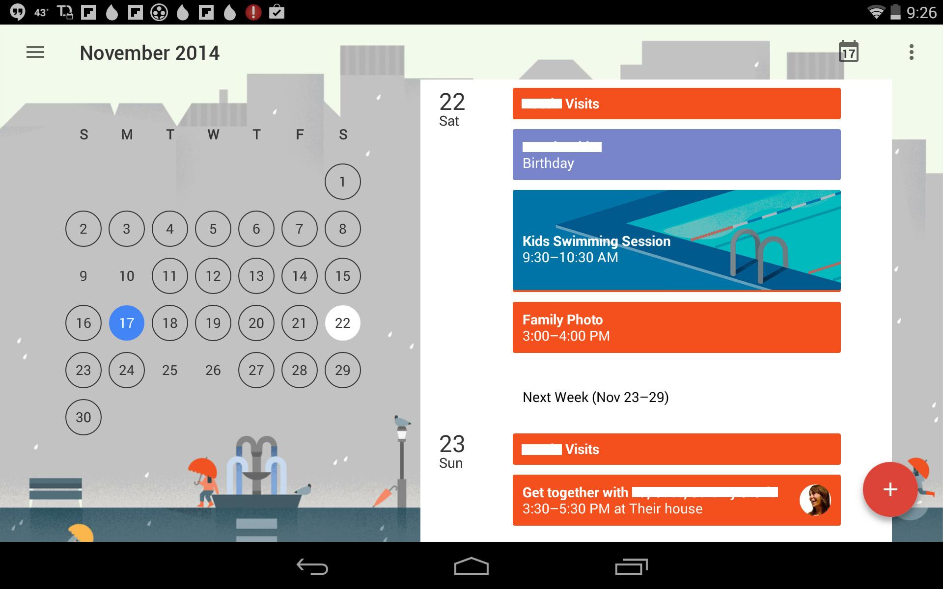 google calendar app