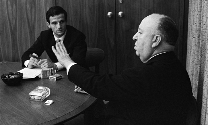 Alfred Hitchcock and François Truffaut
