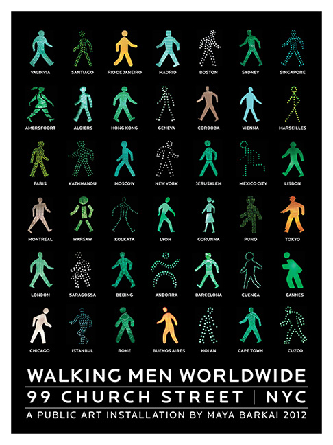 Walking Men Worldwide, Poster