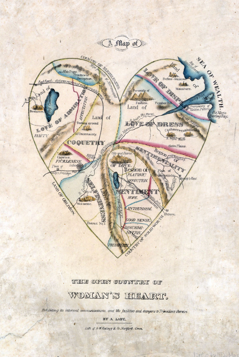 Map of Womans Heart