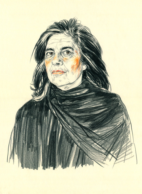 Susan Sontag, by Agata Marszalek