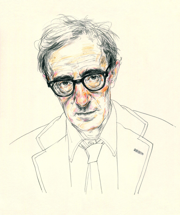 Woody Allen, by Agata Marszalek