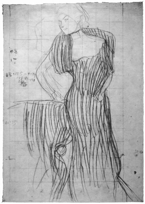 Drawing by Gustav Klimt