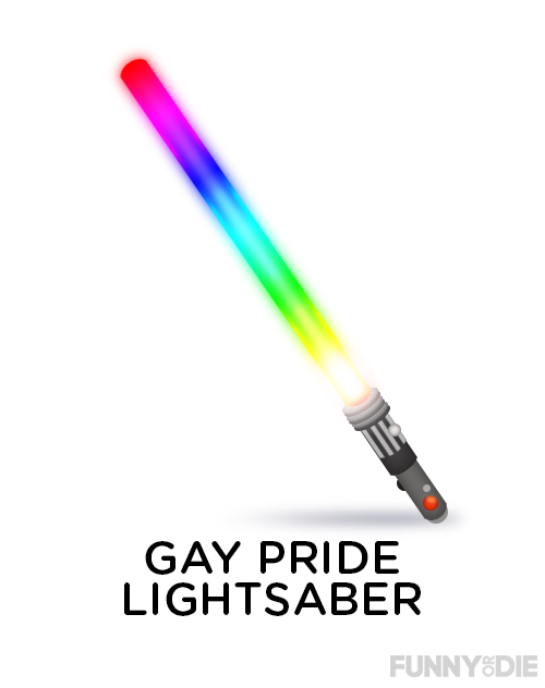 Gay Pride Lightsaber