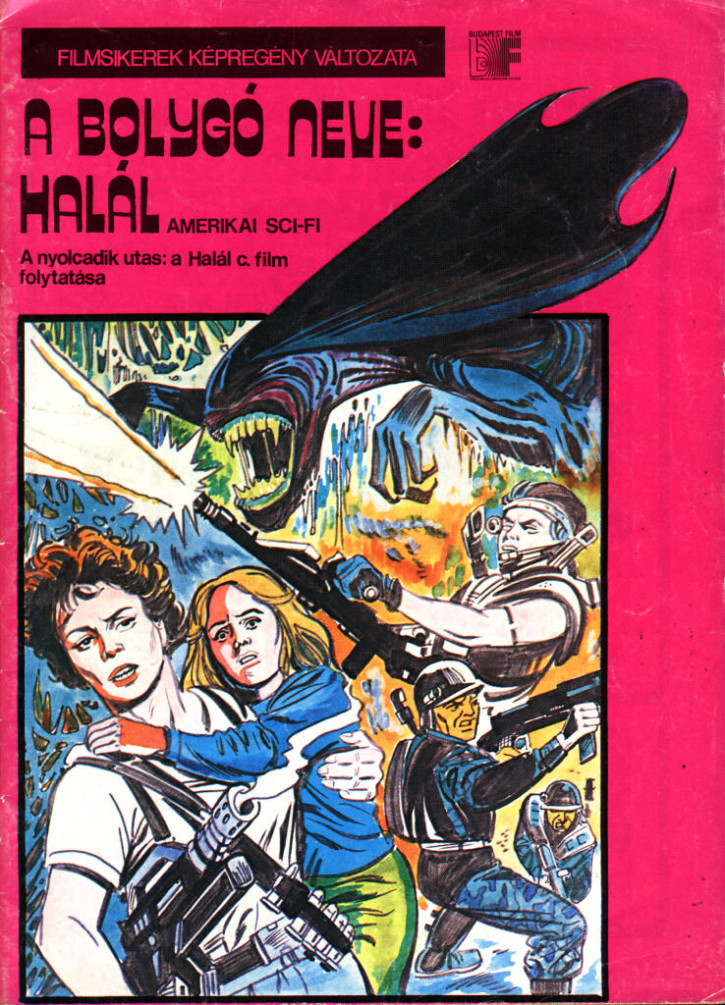 Hungarian Comic Adaptation of “Aliens”