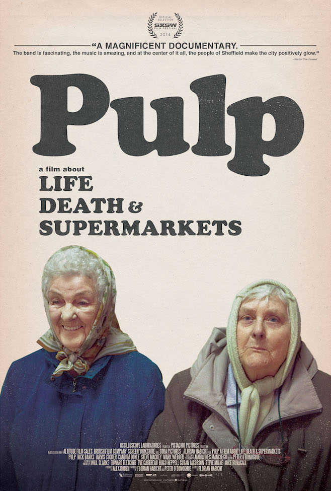 Poster for “Pulp: A Film about Life, Death & Supermarkets”