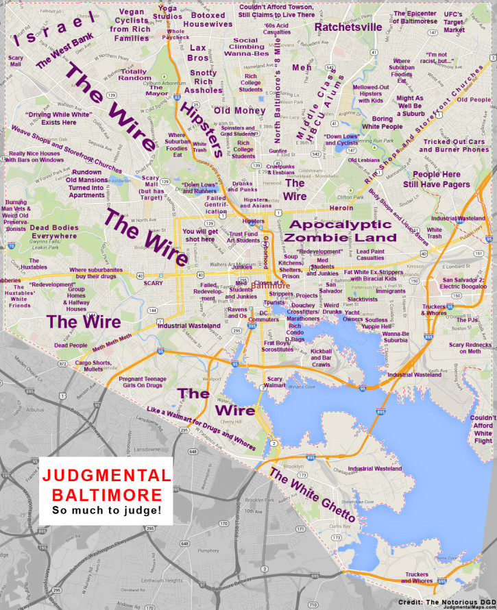 Judgmental Map of Baltimore