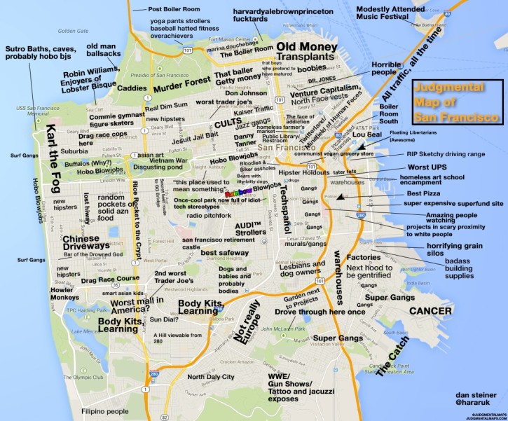Judgmental Map of San Francisco