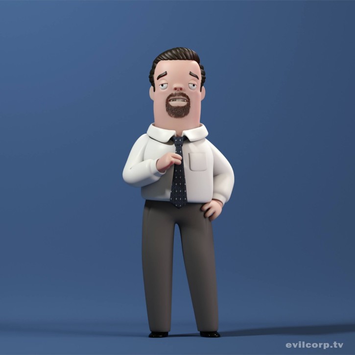 David Brent of “The Office” by A Large Evil Corporation
