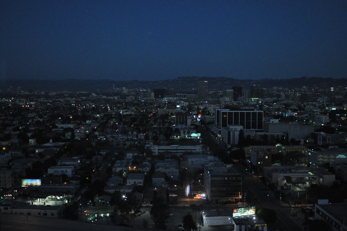 Dawn over Los Angeles