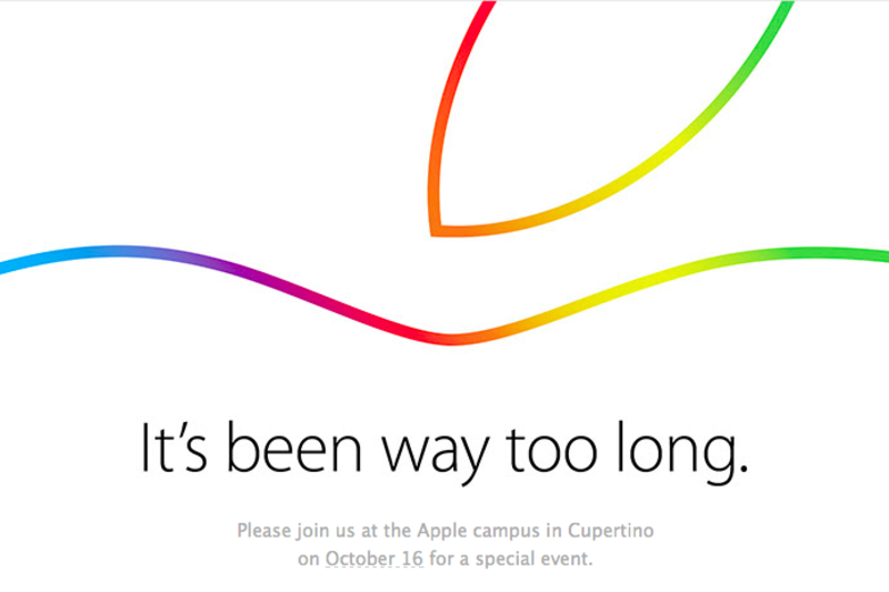 Invitation for Apple’s October 16th Event