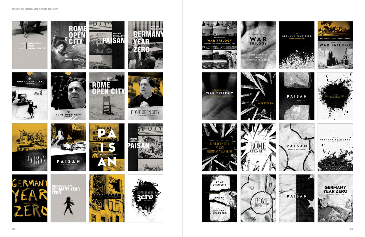 “Rome, Open City” in “Criterion Designs”