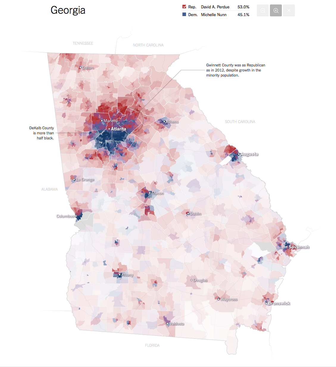 NYT Midterm Election Maps