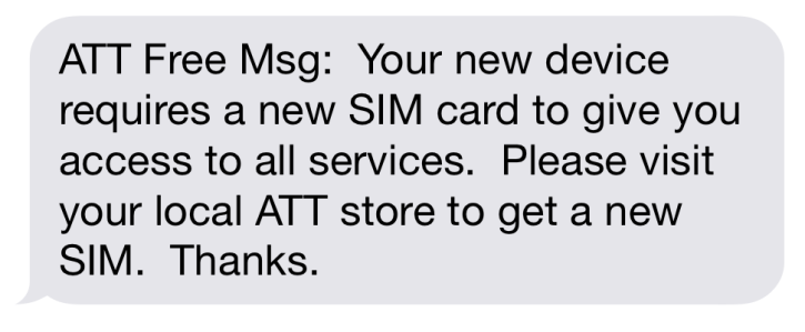 AT&T Message