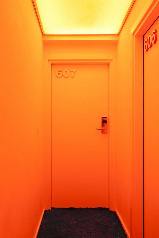 PANTONE Hotel Room Door
