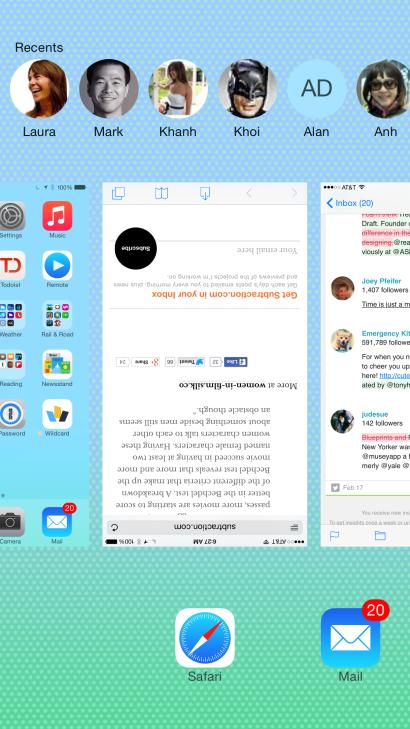 iPhone 6 Plus Multitasking Bug