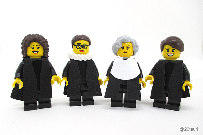 Women of SCOTUS in LEGO