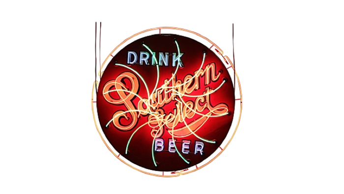 “Drink Southern Select Beer” Vintage Sign from the Walker Collection of American Signs