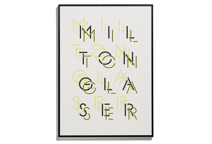 F37 Glaser Stencil “Milton Glaser” Type Sample