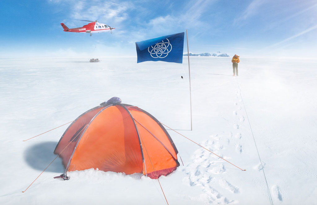 The International Flag of Planet Earth by Oskar Pernefeldt