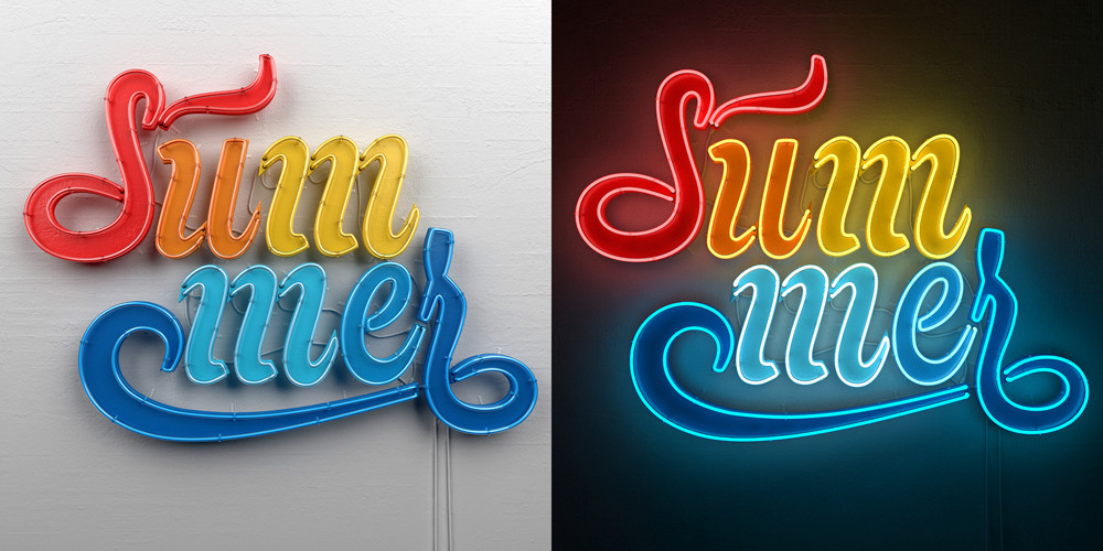 Dimensional Typography by Muokkaa Studio