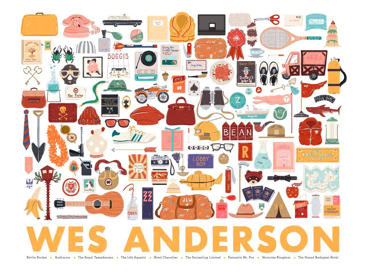 Annual Wes Anderson Art Show