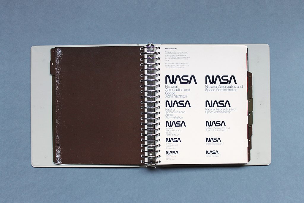 Detail of a Page from Original Danne & Blackburn NASA Graphic Standards Manual