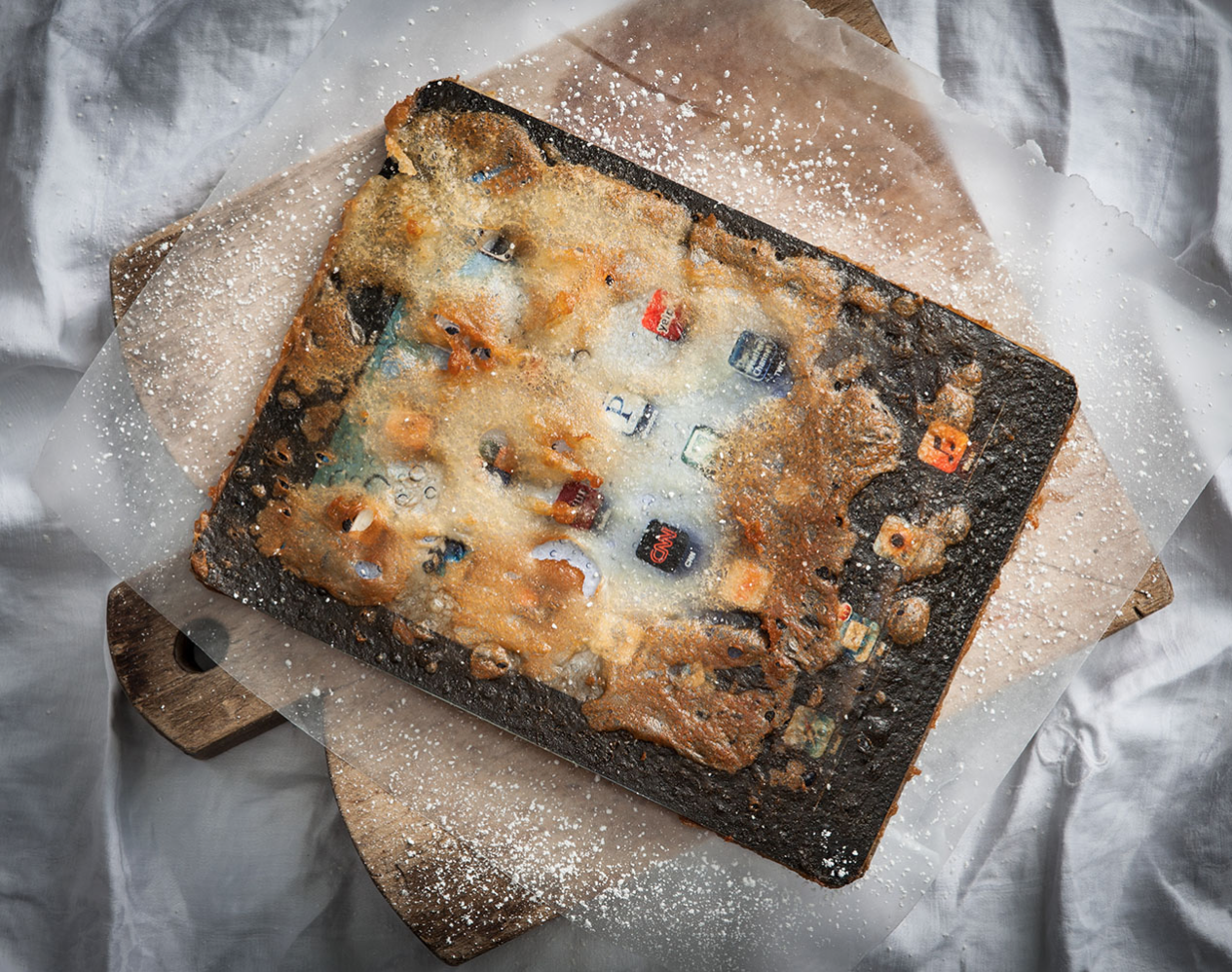 Fried iPad from Henry Hargreaves’ “Deep Fried Gadgets”