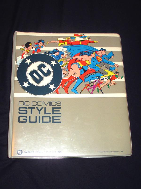 DC Comics Style Guide from 1982