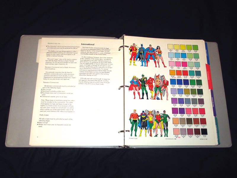 DC Comics Style Guide from 1982