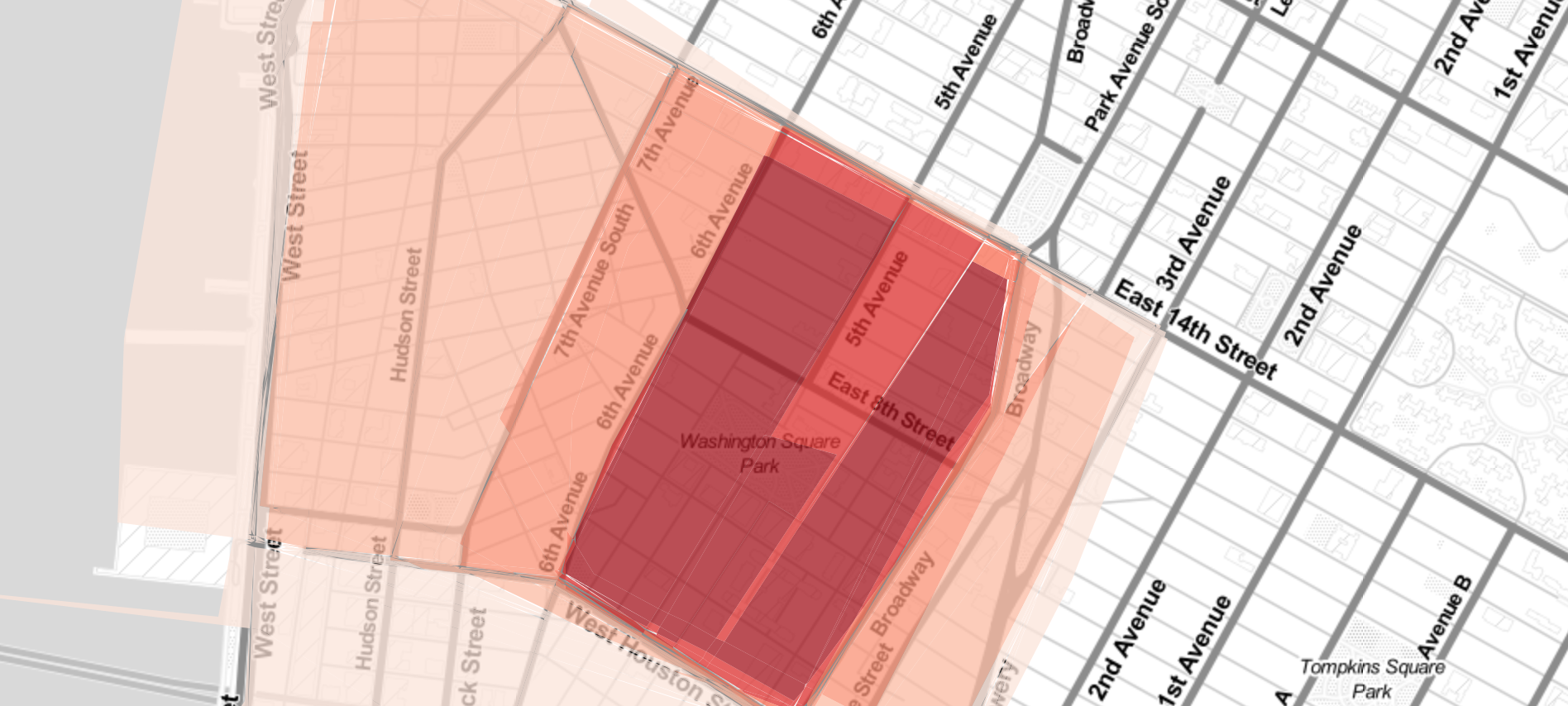 DNAinfo: Greenwich VIllage Maps as Drawn by Residents Who Have Lived There Any Amount of Time