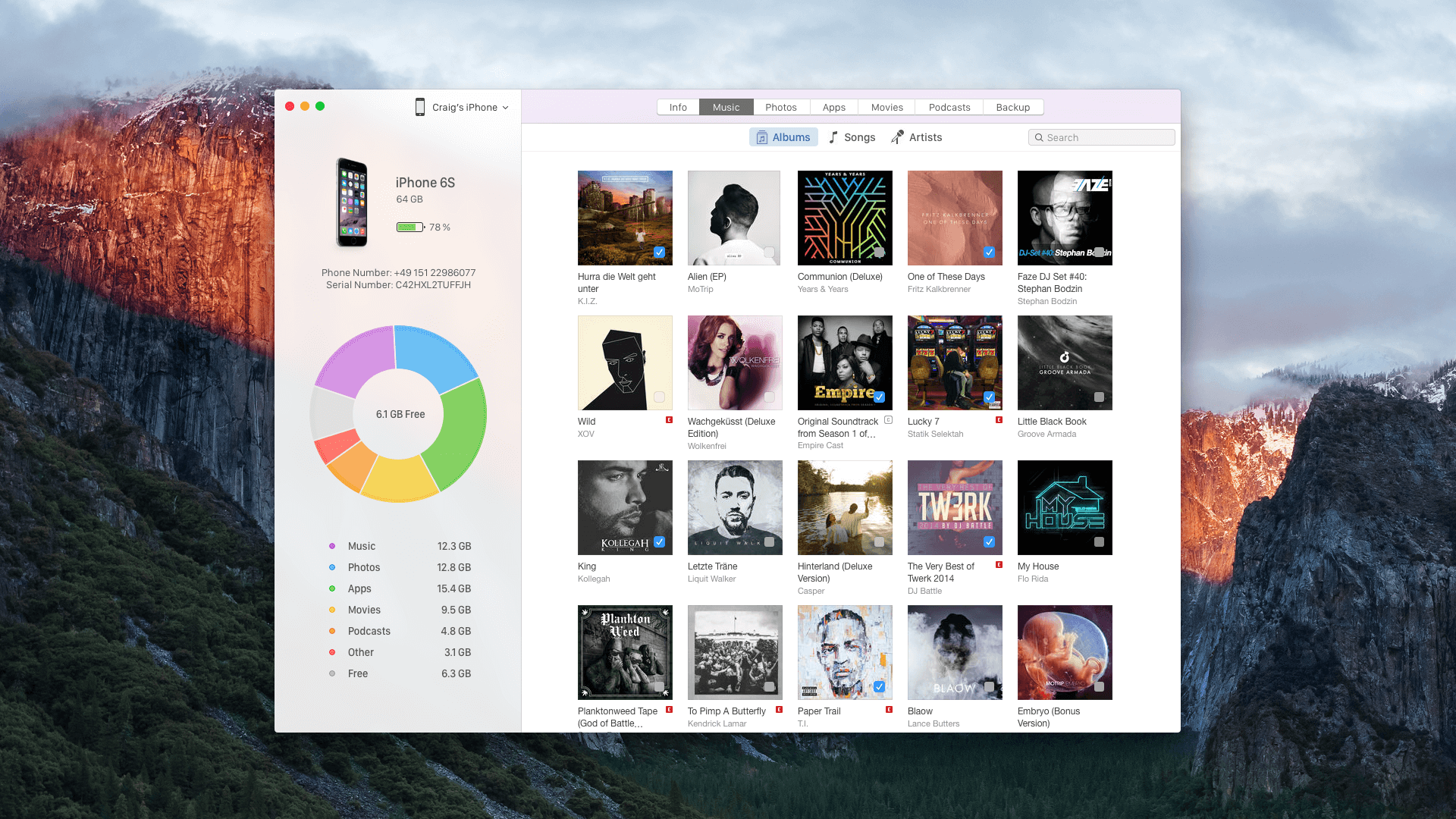 iTunes Redesigned as “Sync” by Constantin Eichstaedt