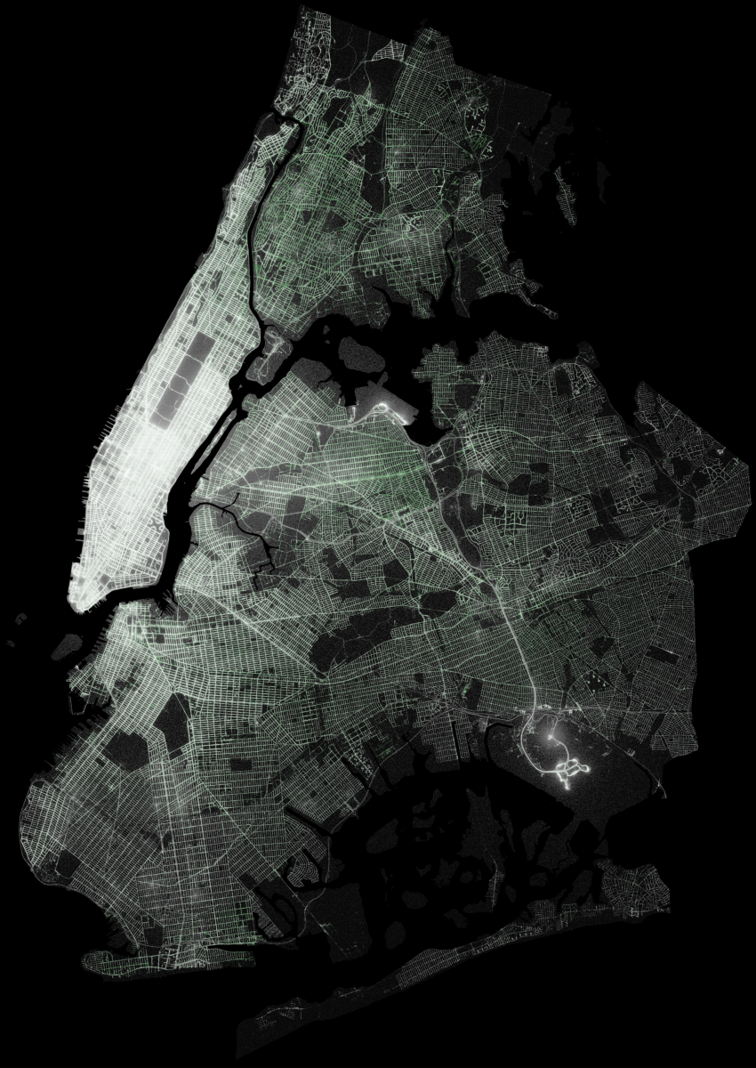 NYC Taxi Drop-offs, 2009-2015