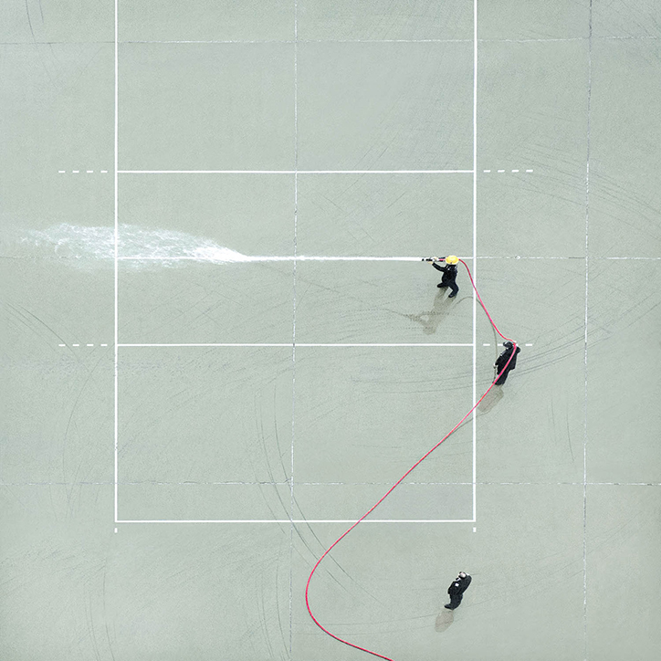 Chai Wan Fire Station from Above by Chan Dick