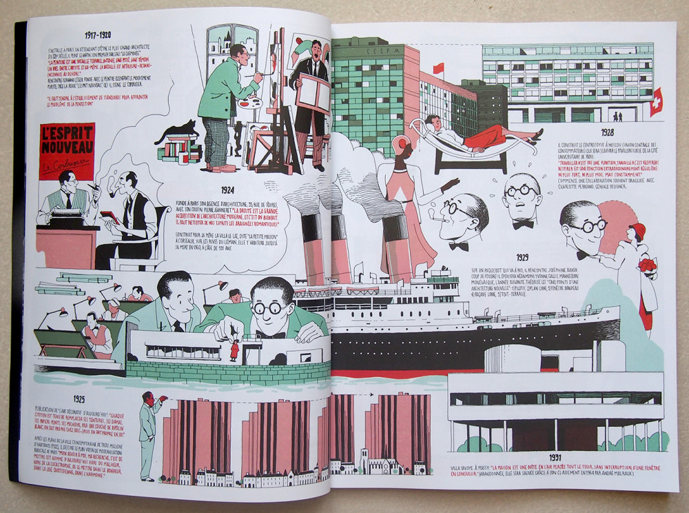 Le Corbusier Biography Illustrations by Vincent Mahé