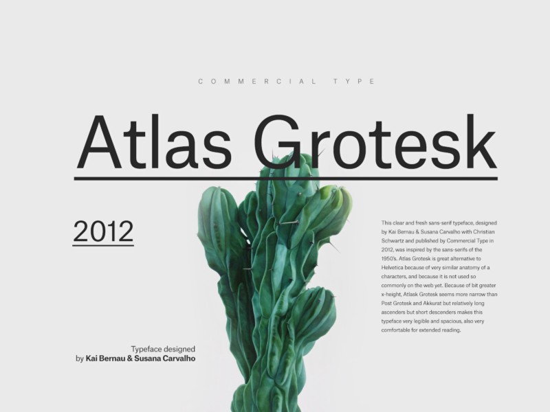 Atlas Grotesk