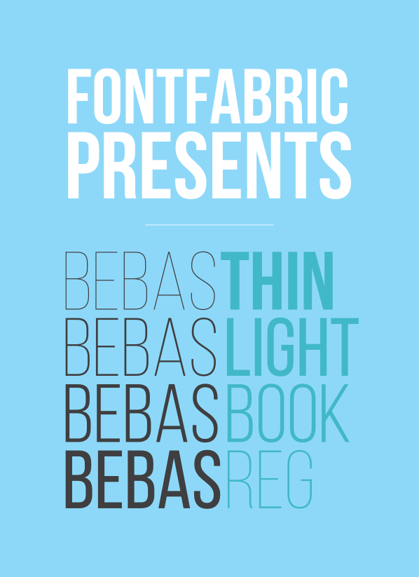 FontFabric Presents Bebas