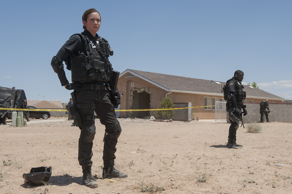 Emily Blunt and Daniel Kaluuya in “Sicario”