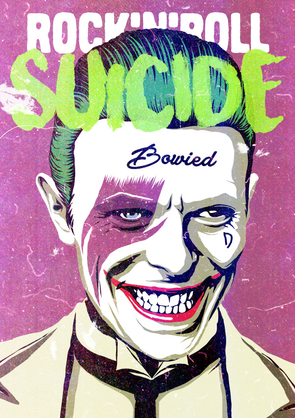 David Bowie x The Joker by Butcher Billy