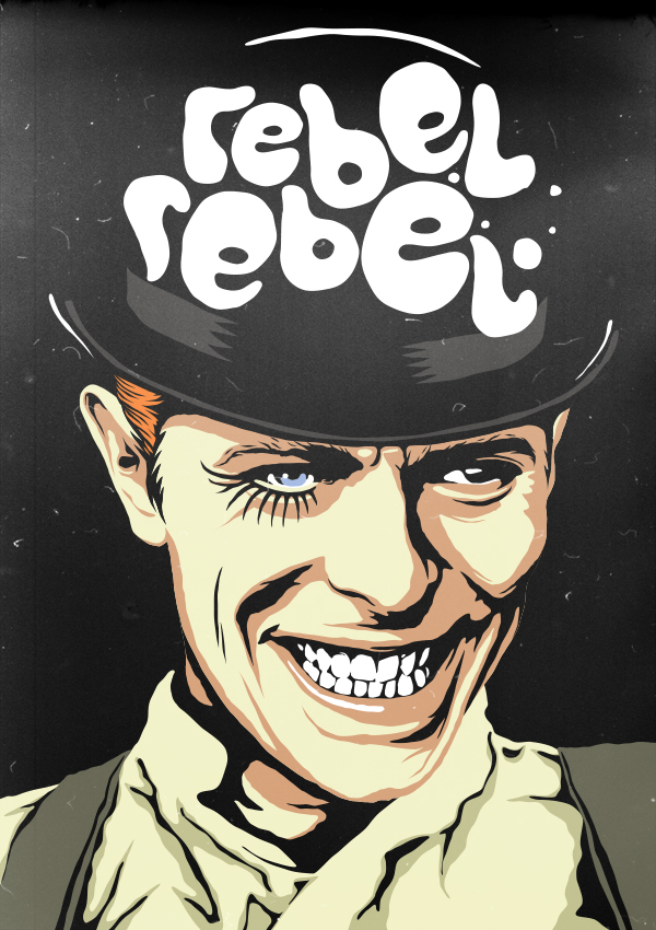 David Bowie x A Clockwork Orange by Butcher Billy