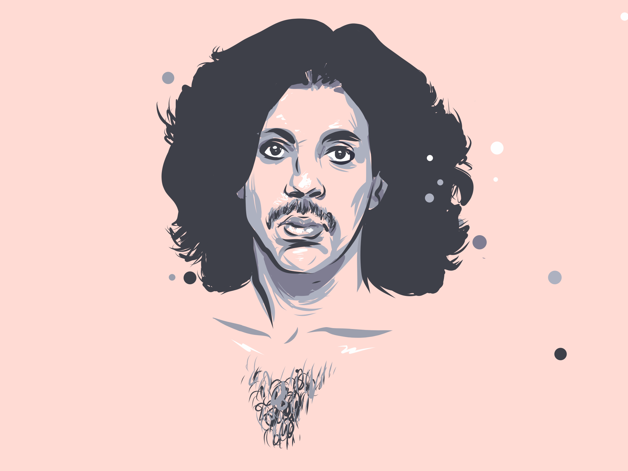 Tribute to Prince, Drawn with an Apple Pencil