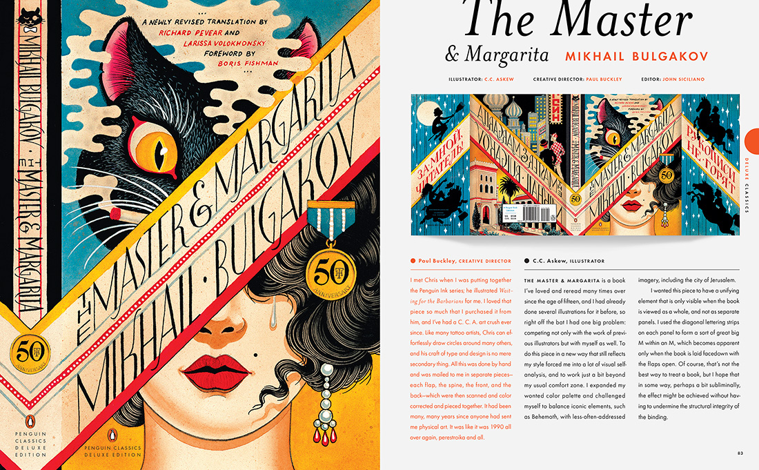 Spread from “Classic Penguin: Cover to Cover”