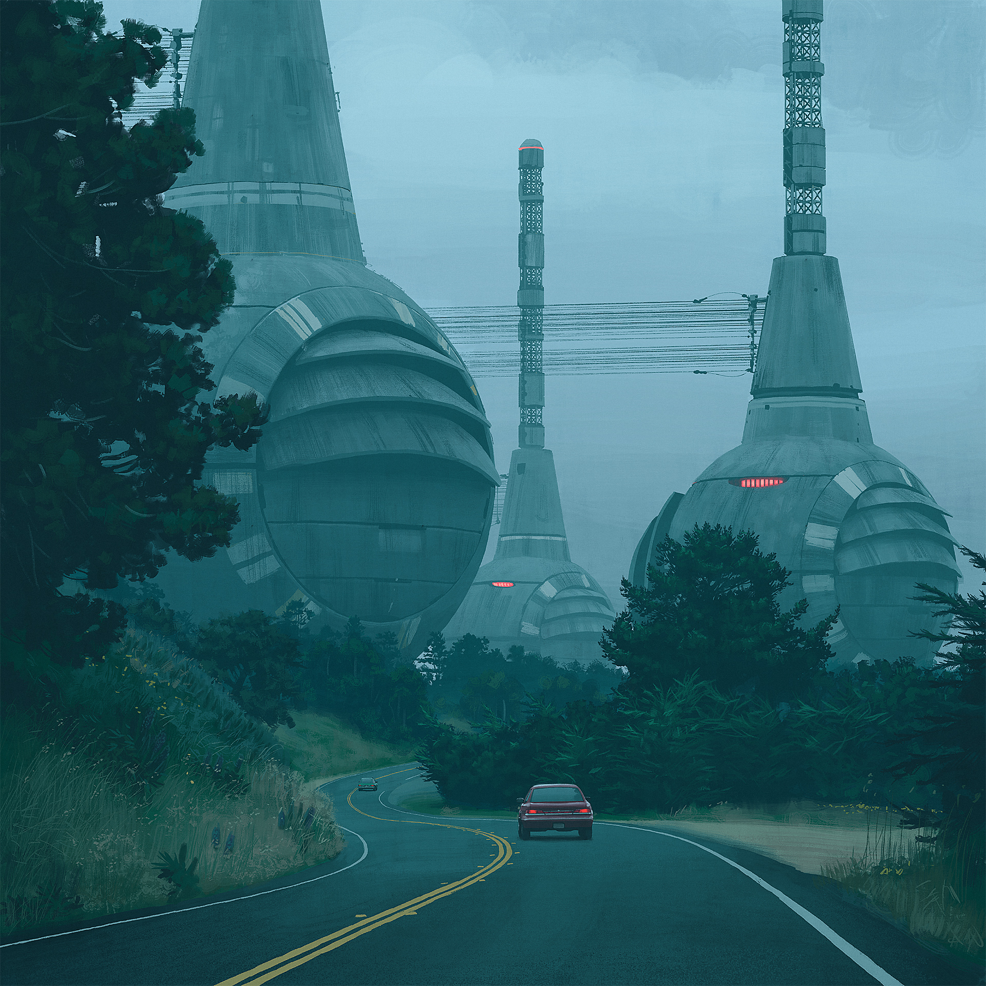 Painting by Simon Stålenhag