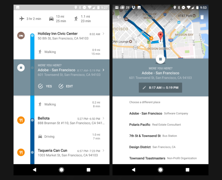Google maps timeline is moves 2 0 except not for ios subtraction