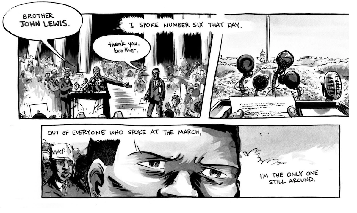 Detail from “March” a Graphic Novel by John Lewis