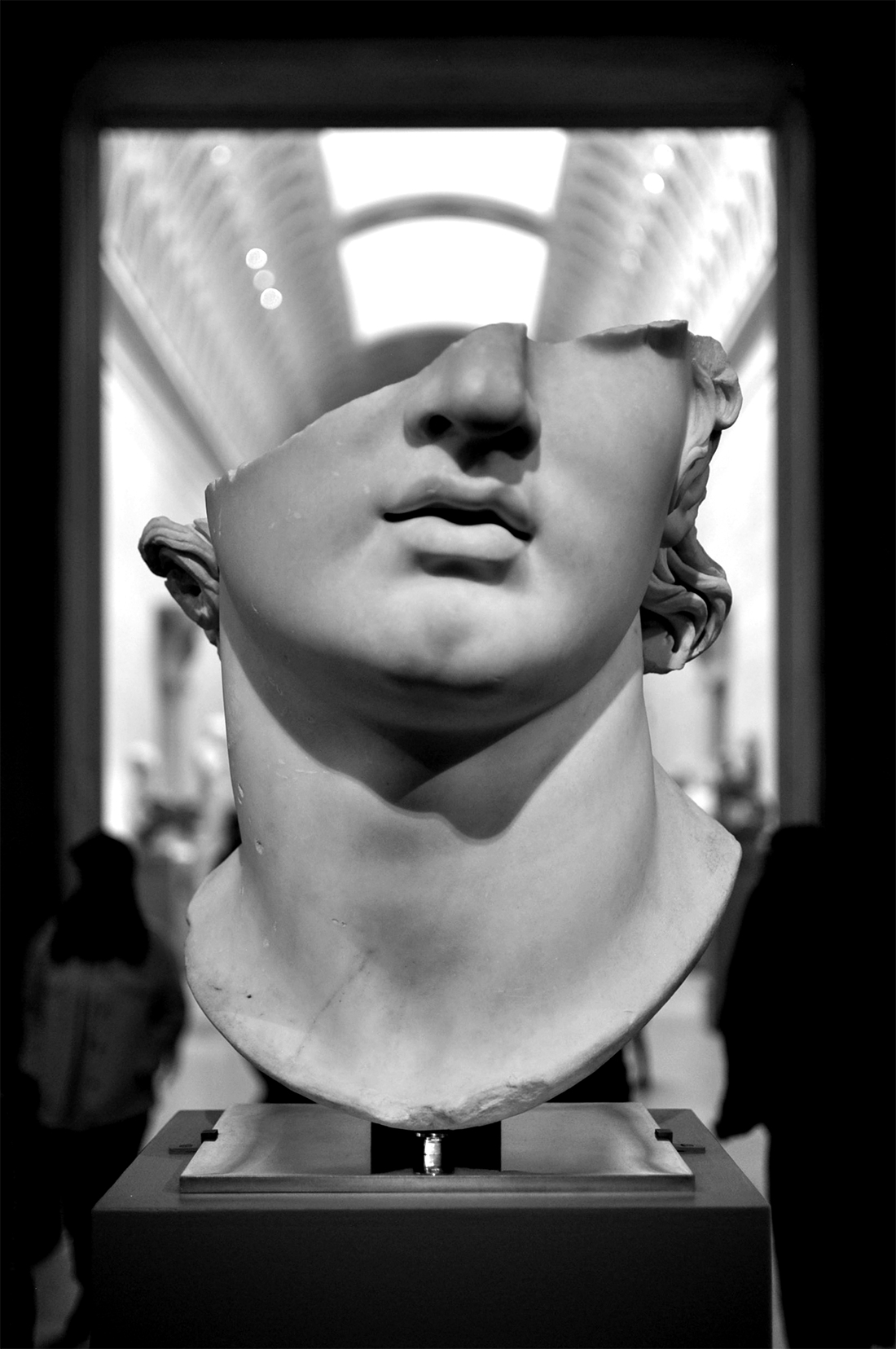 Fragmentary colossal head of a youth, from The Metropolitan Museum of Art