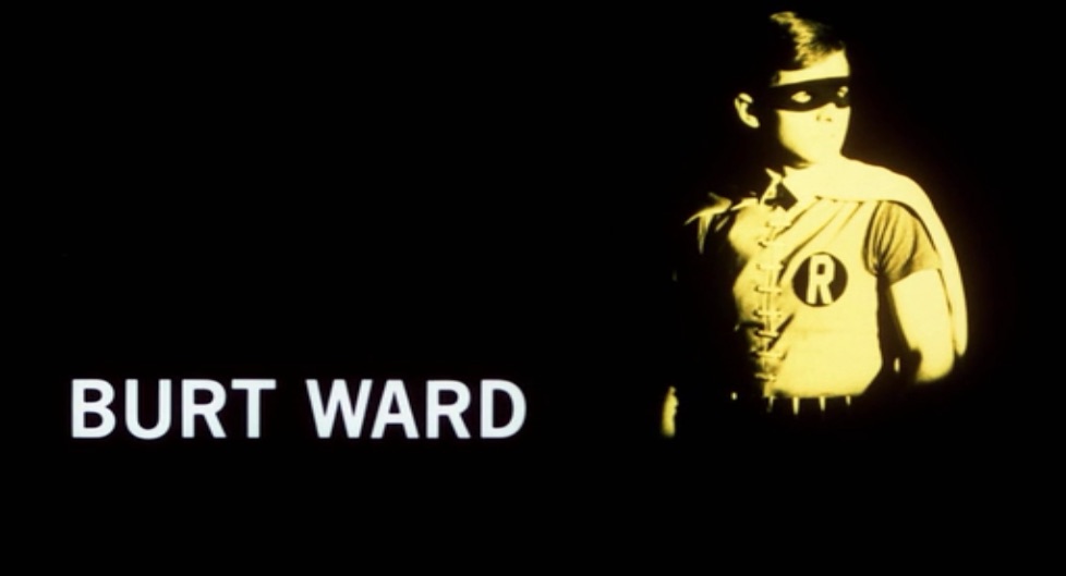 Burt Ward in “Batman” (1966) Feature Film Titles