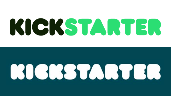 Old vs. New Kickstarter Logos