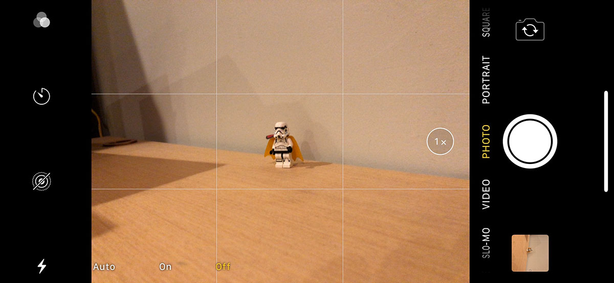 Photo Mode in iPhone X’s Camera App