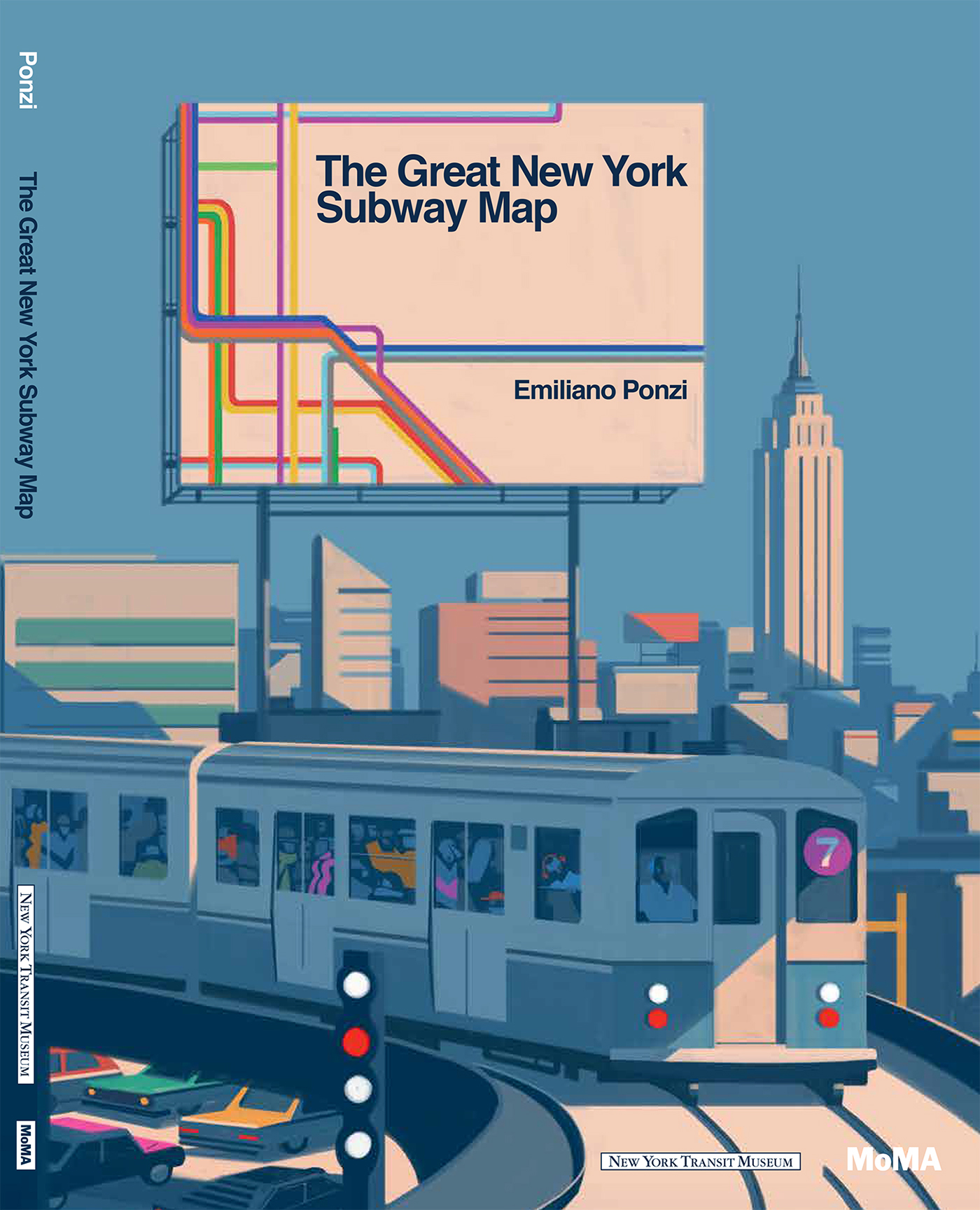 Cover for “The Great New York Subway Map” by Emiliano Ponzi